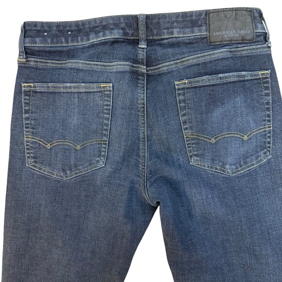 American Eagle Outfitters Flex 4 Original Straight Jeans Men's 34x32 (34x31) - Picture 5 of 8